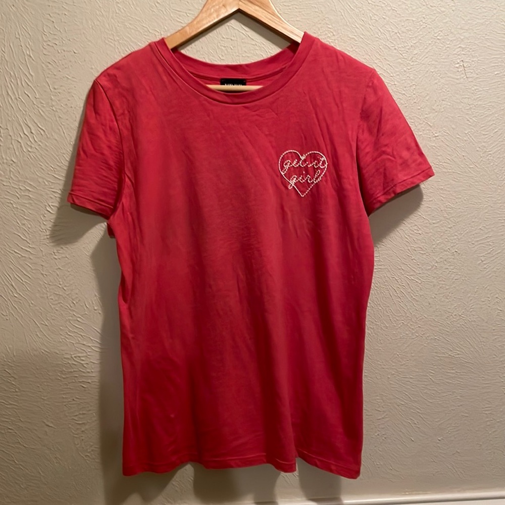 Embroidered Crewneck T-shirt